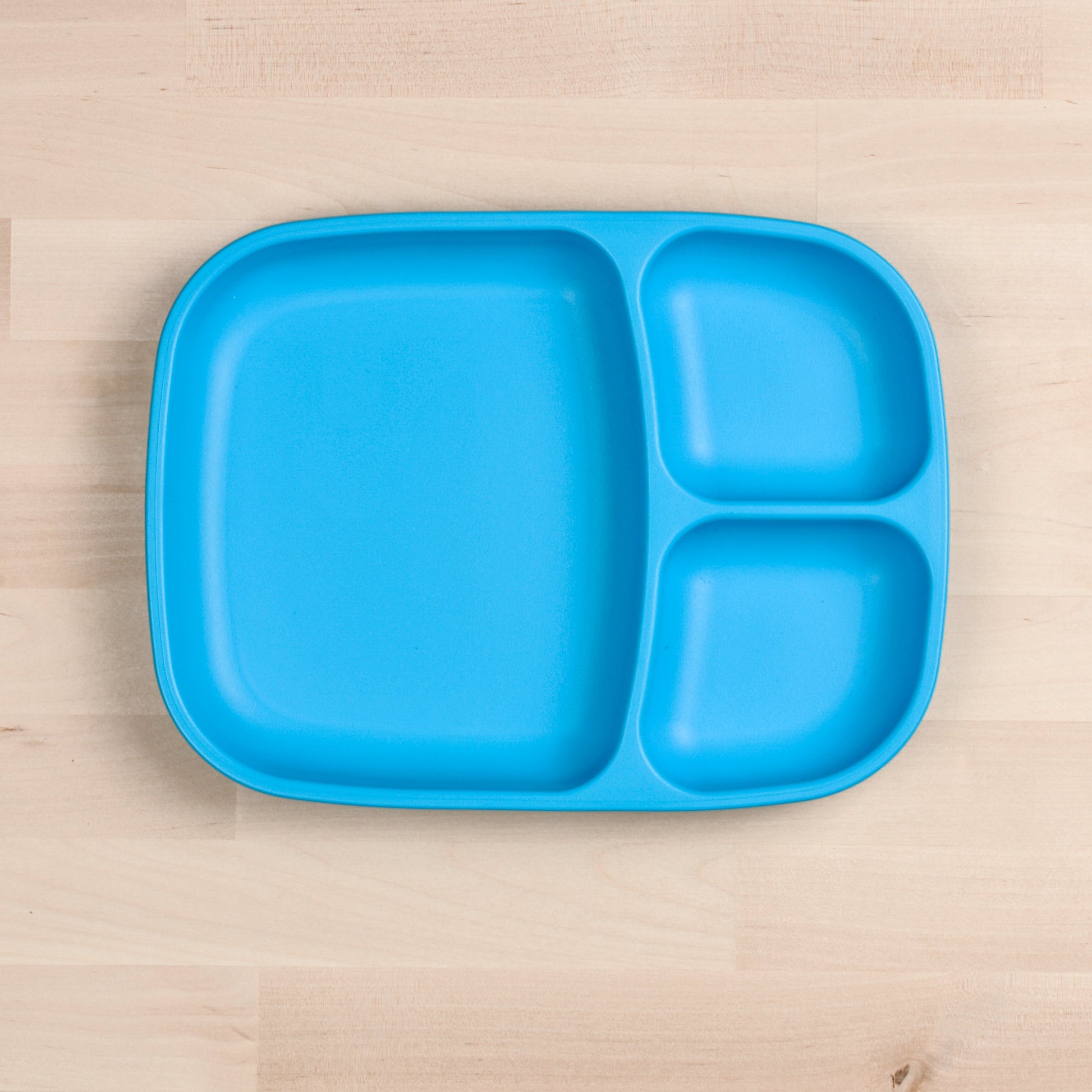 Re-Play Divided Tray in Sky Blue from Bear & Moo