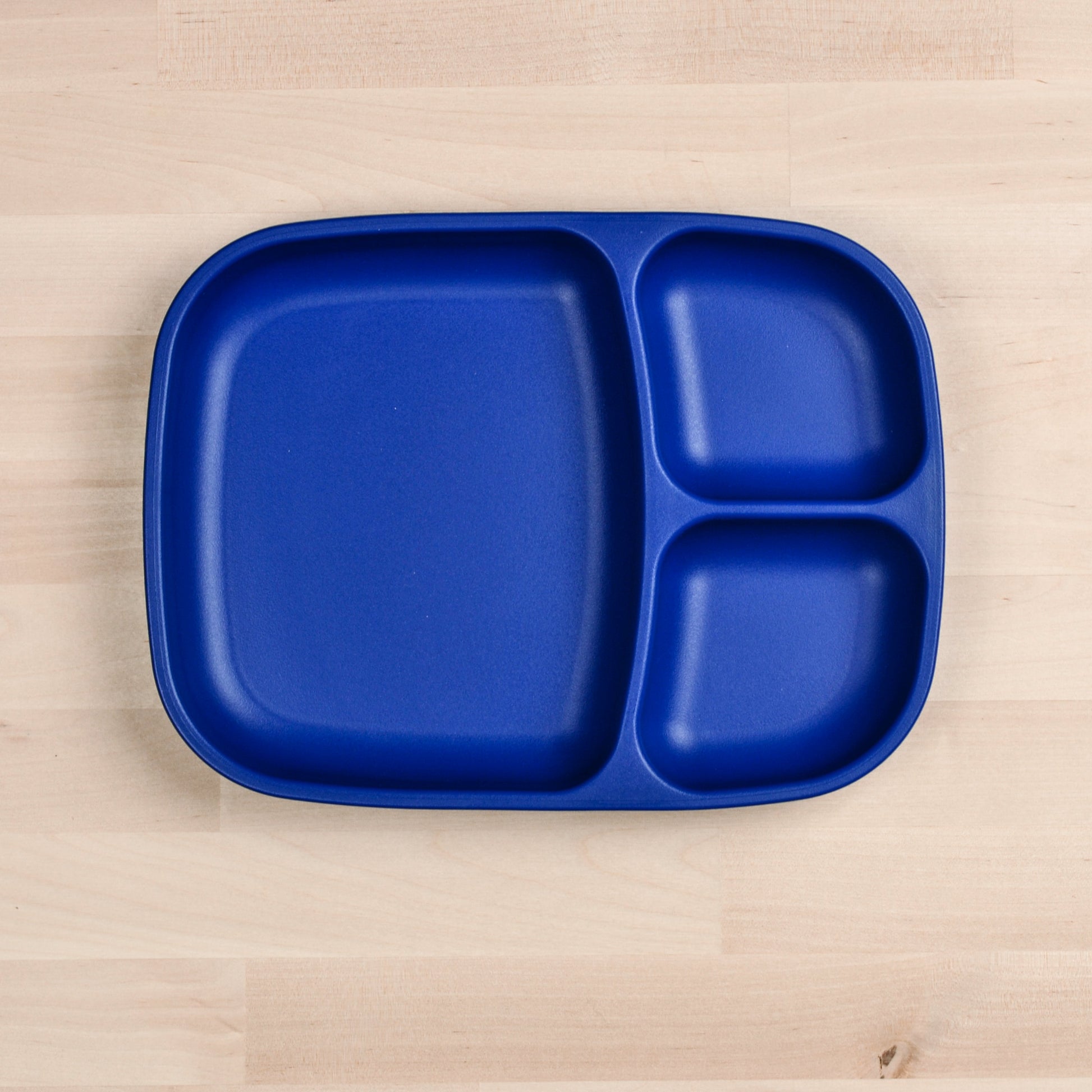 Re-Play Divided Tray in Navy Blue from Bear & Moo