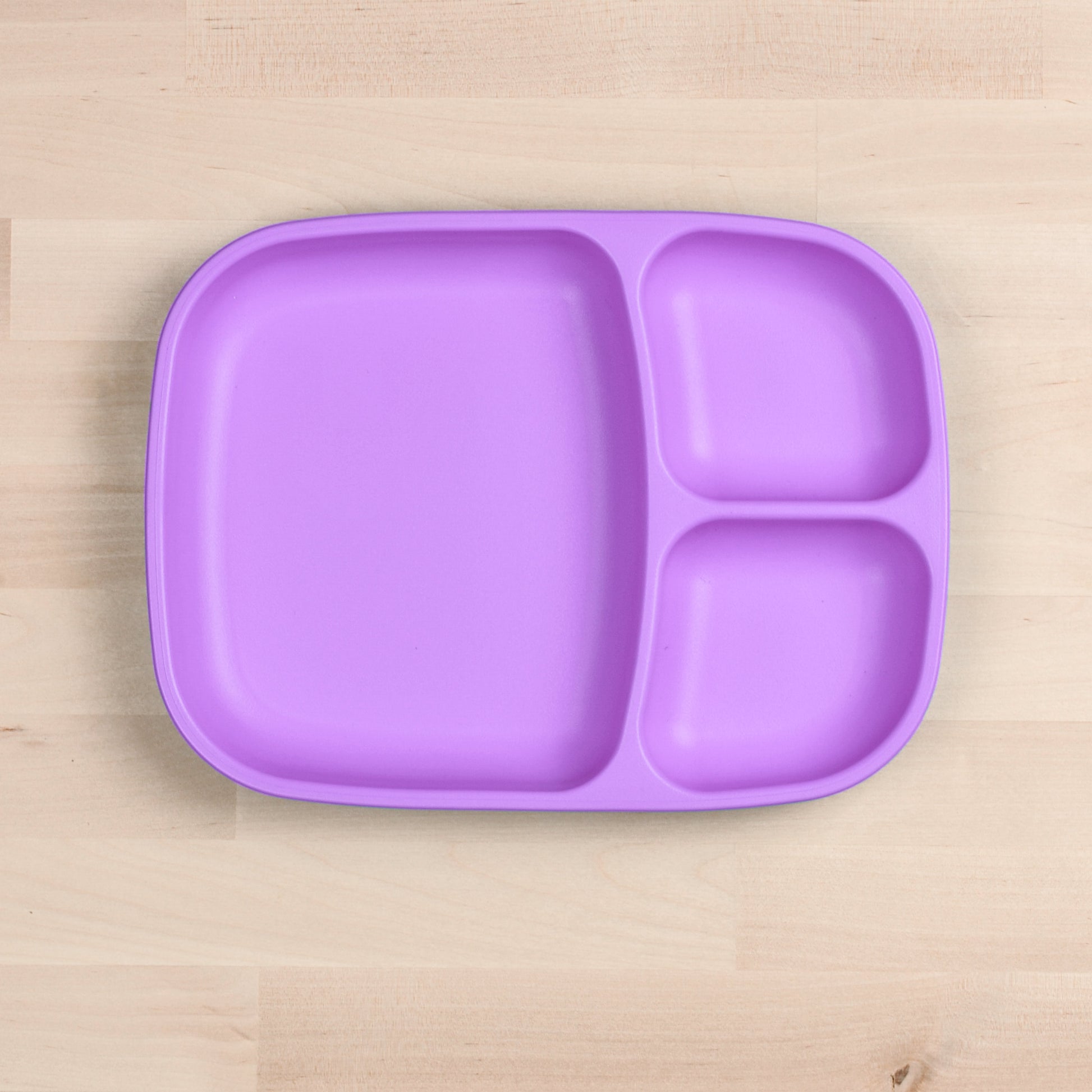 Re-Play Divided Tray in Purple from Bear & Moo