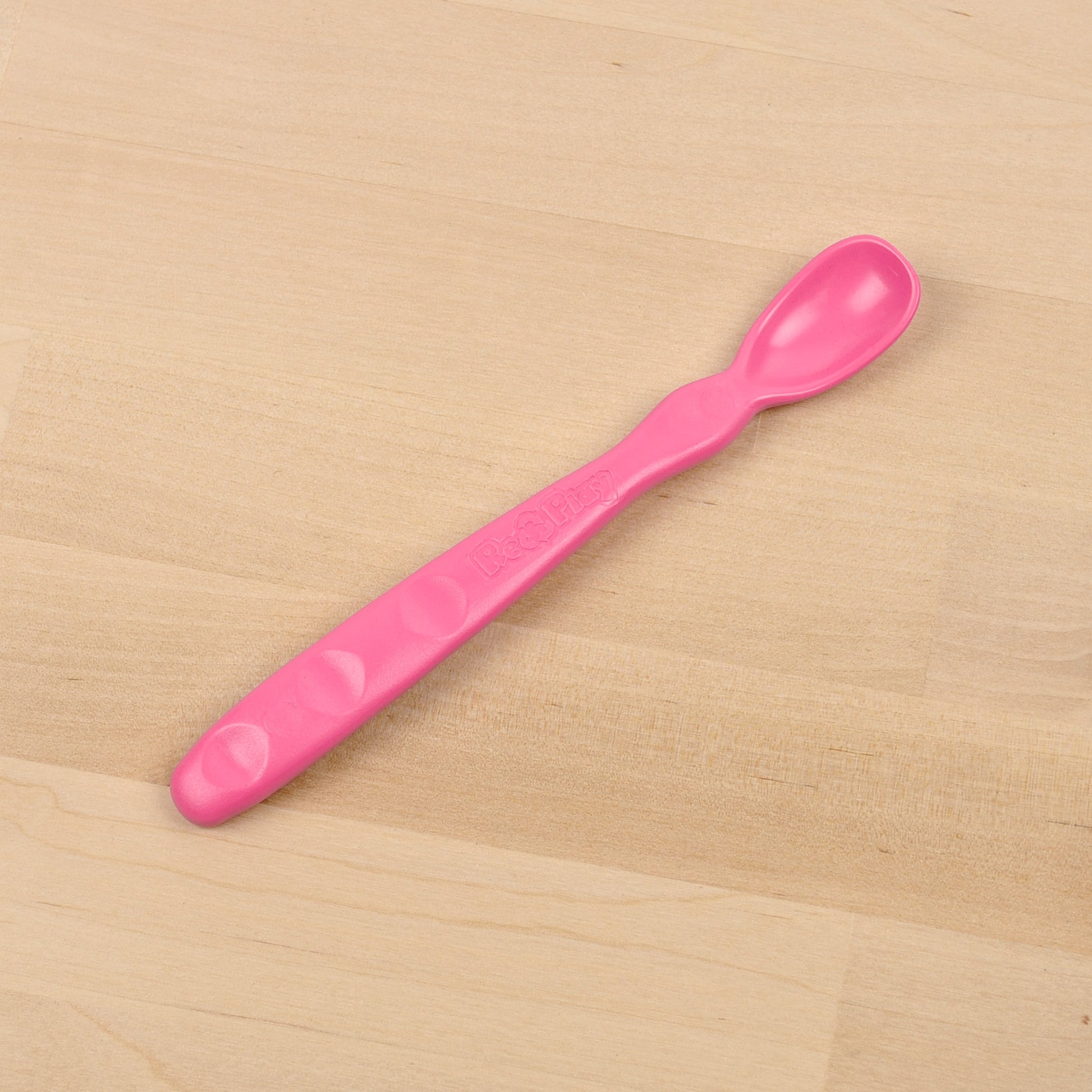 Re-Play Infant Spoon in Bright Pink from Bear & Moo