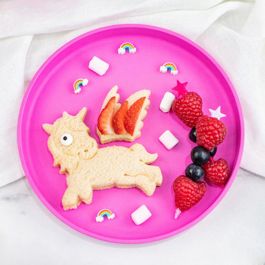 Little Delights Lunch Punch Unicorn Sandwich Cutter Pair available at Bear & Moo