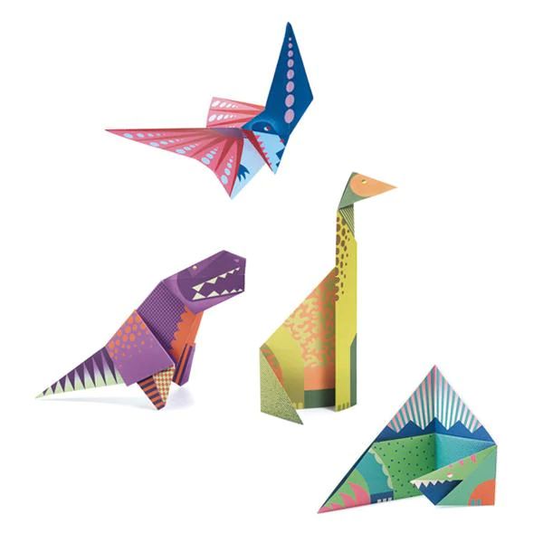 Djeco Origami Dinosaurs available at Bear & Moo