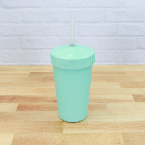 Re-Play Straw Cup in Mint from Bear & Moo