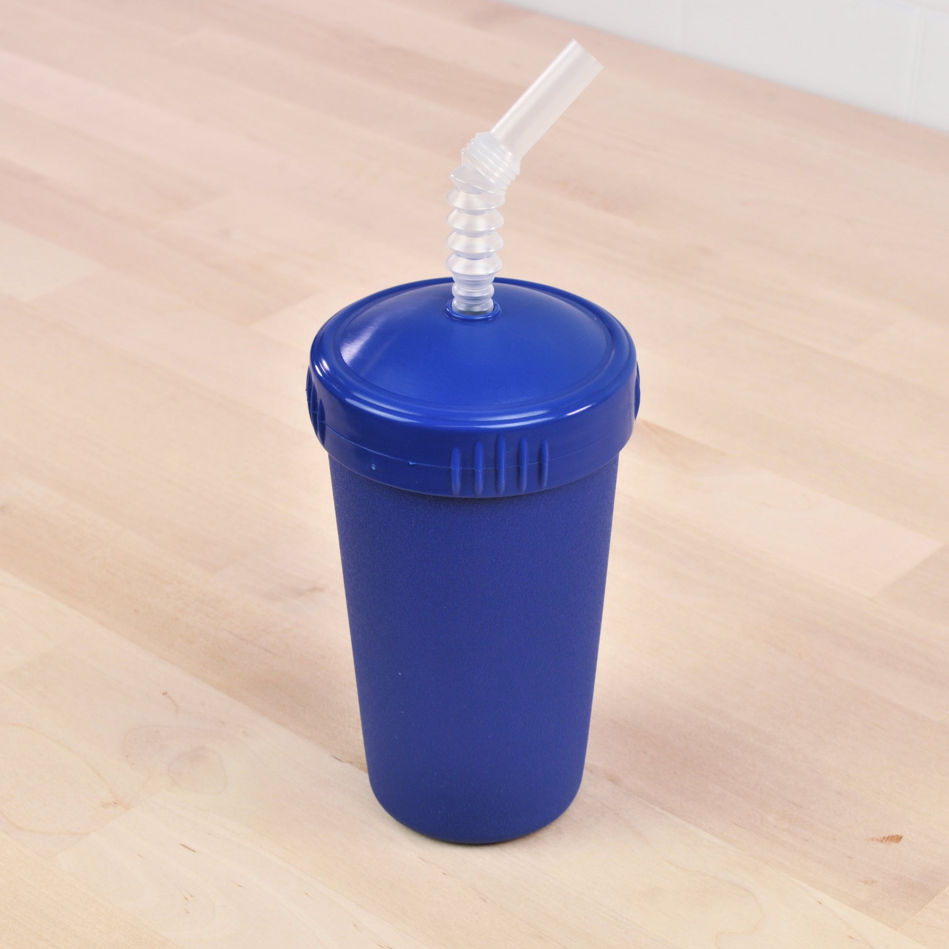 Re-Play Straw Cup in Navy Blue from Bear & Moo