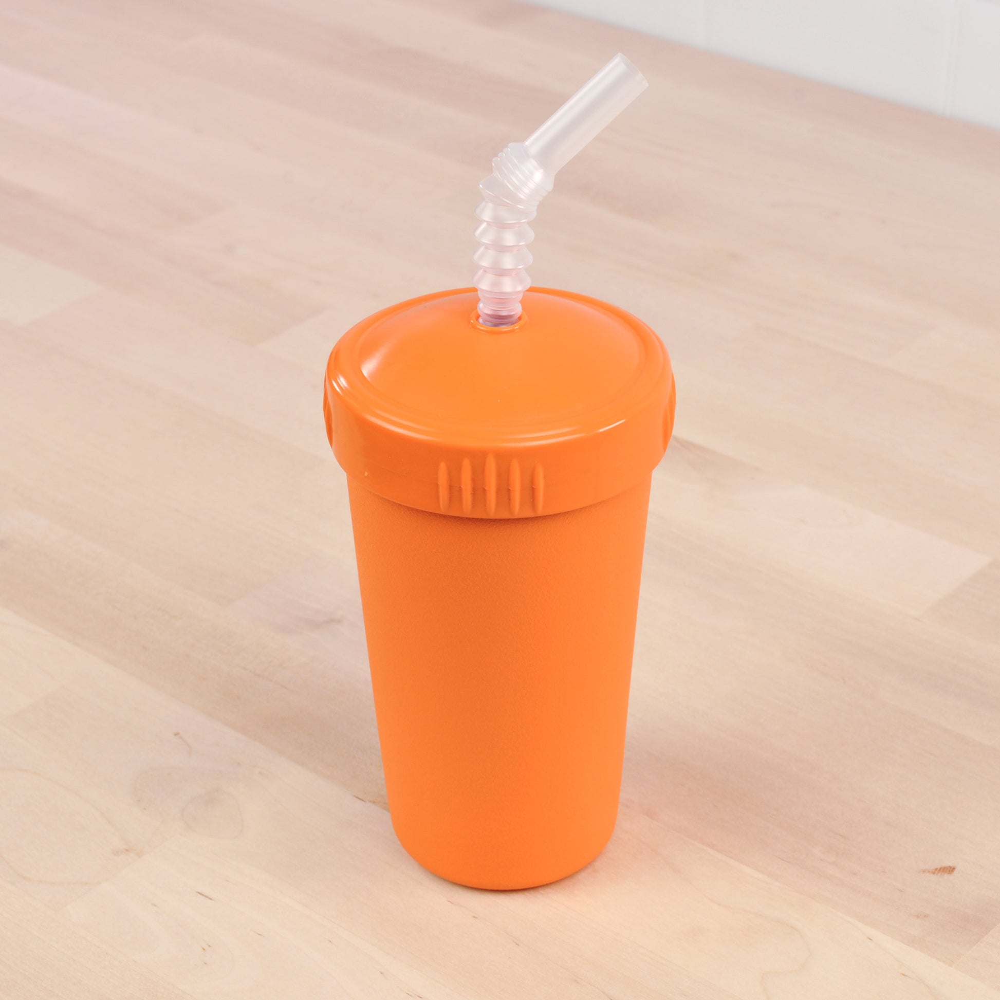 Re-Play Straw Cup in Orange from Bear & Moo