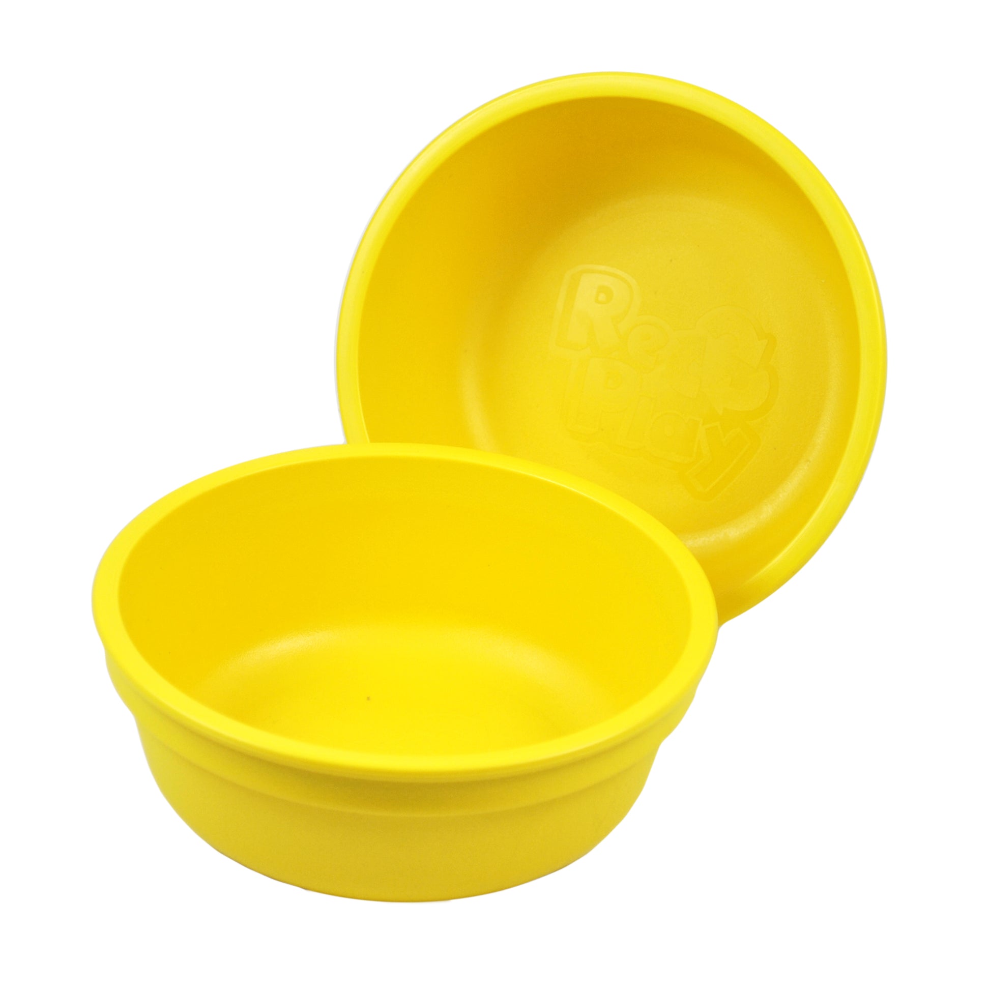 Re-Play Bowl | Standard Size in Yellow from Bear & Moo